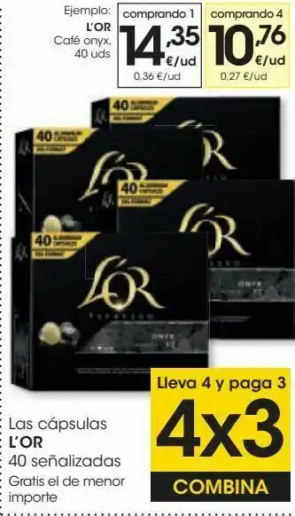Eroski Las cápsulas l'or oferta