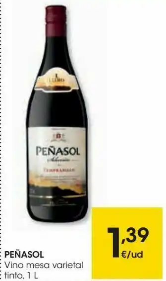 Eroski Peñasol vino mesa varietal tinto oferta