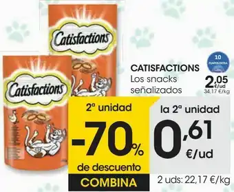 Eroski Catisfactions los snacks oferta