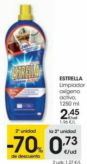 Eroski Estrella limpiador oxigeno activo oferta