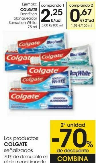 Eroski Los productos colgate oferta