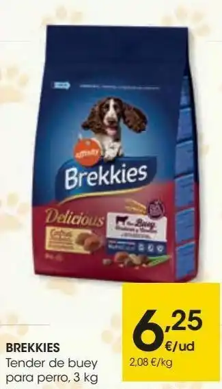 Eroski Brekkies tender de buey para perros oferta