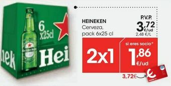 Eroski Heineken cerveza oferta