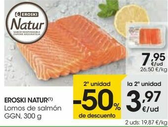 Eroski Eroski natur lomos de salmón ggn oferta