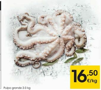 Eroski Pulpo grande oferta