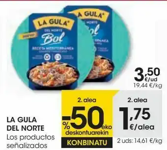 Eroski La gula del norte los productos señalizados oferta