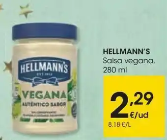 Eroski Hellmann's salsa vegana oferta