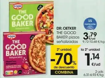 Eroski Dr.oetker the good baker pizzas señalizadas oferta
