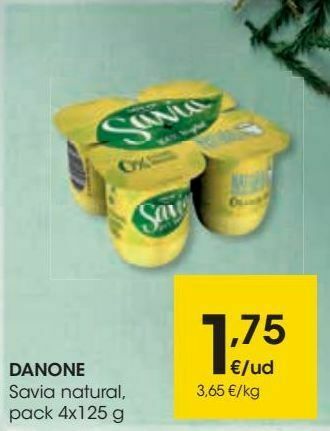 Eroski Danone savia natural oferta