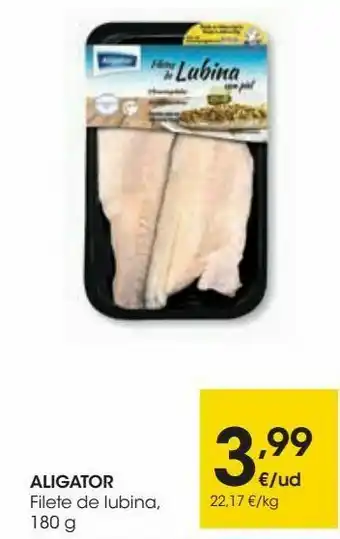 Eroski Aligator filete de lubina oferta