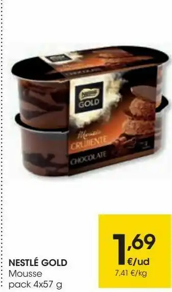 Eroski Nestlé gold mousse oferta