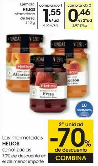 Eroski Helios mermelada de fresa oferta