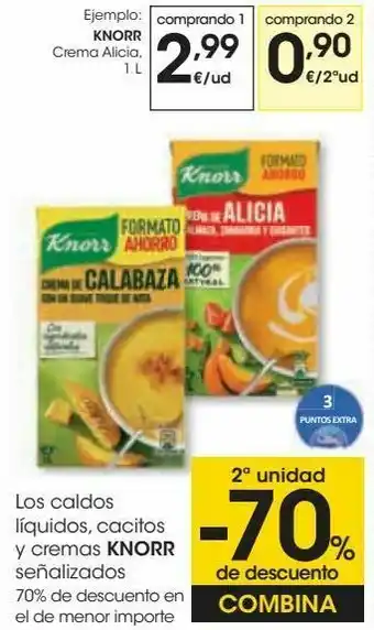 Eroski Knorr crema alicia oferta