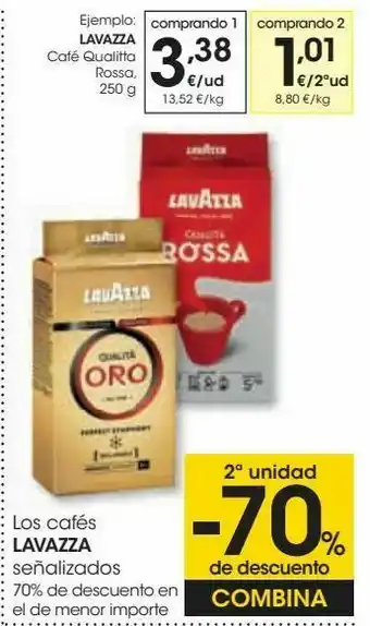 Eroski Lavazza café qualitta rossa oferta