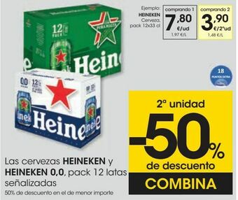 Eroski Heineken cerveza oferta