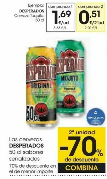 Eroski Desperados cerveza tequila oferta