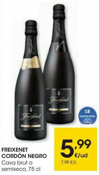 Eroski Freixenet cordón negro oferta