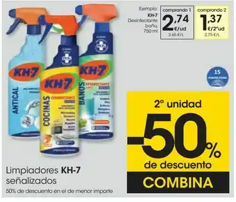 Eroski Kh-7 desinfectante baño oferta