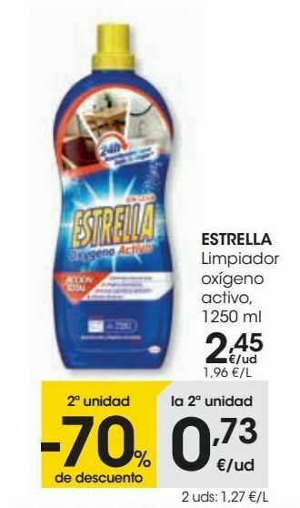 Eroski Estrella limpiador oxígeno activo oferta