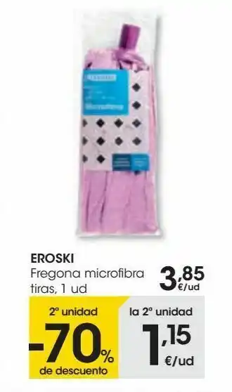 Eroski Eroski fregona microfibra tiras oferta