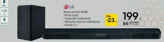 Eroski Lg barra de sonido sn4r oferta