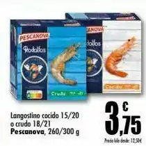 UDACO Langostinos cocidos pescanova oferta