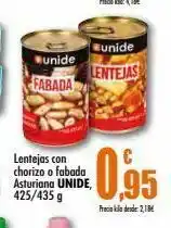 UDACO Lentejas unide oferta