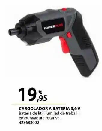 Fes Més Atornillador a batería power plus oferta