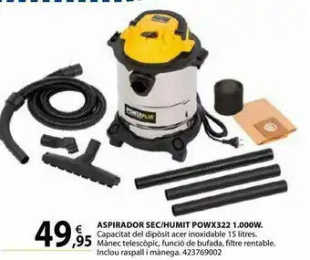 Fes Més Aspirador seco húmedo power plus oferta