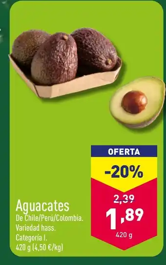 ALDI Aguacates oferta