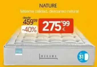 Hogarium Nature Máxima calidad, descanso natural oferta