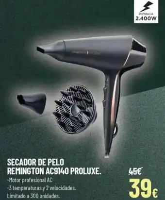 Hipercor Secador de pelo remington ac9140 proluxe oferta