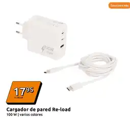 Action Cargador de pared Re-load oferta