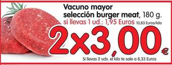 Alimerka Vacuno Mayor selección burger meat 180g oferta