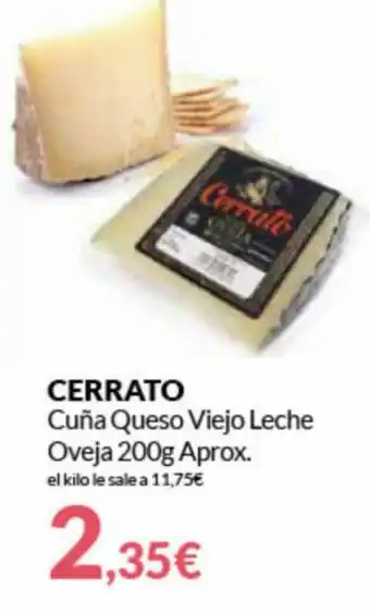 Cerrato Cuña Queso Viejo Leche Oveja 200g