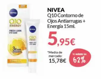 PrimaPrix Nivea Q10 Contorno de Ojos Antiarrugas + Energia 15ml oferta