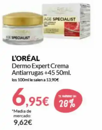 PrimaPrix L'Oreal Dermo Expert Crema Antiarrugas + 50ml oferta