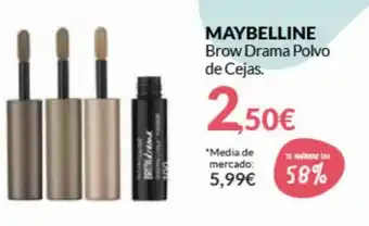 PrimaPrix Maybelline Brow Drama Polvo de Cejas oferta