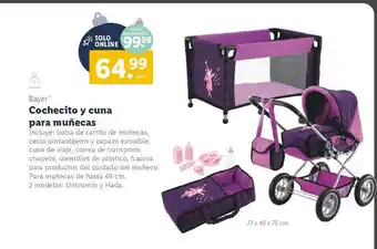 Lidl Bayer Cochecito Y Cuna Para Muñecas oferta