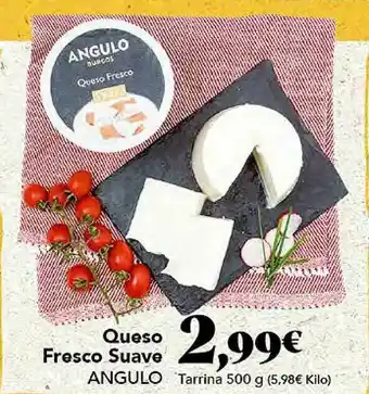 Gadis Queso Fresco Suave Angulo 500g oferta