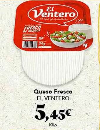 Gadis Queso Fresco El Ventero oferta