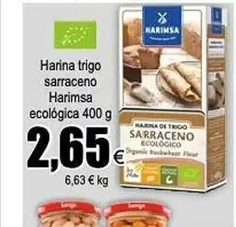 FROIZ Harina Trigo Sarraceno Harimsa Ecológica 400g oferta