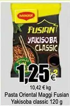 FROIZ Pasta Oriental Maggi Fusian Yakisoba Classic 120g oferta