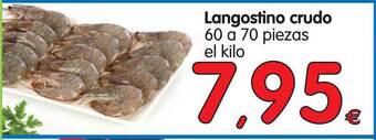 Alimerka Langostino crudo 60 a 70 piezas el kilo oferta