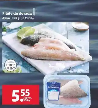 Lidl Filete de dorada, Aprox. 300g oferta
