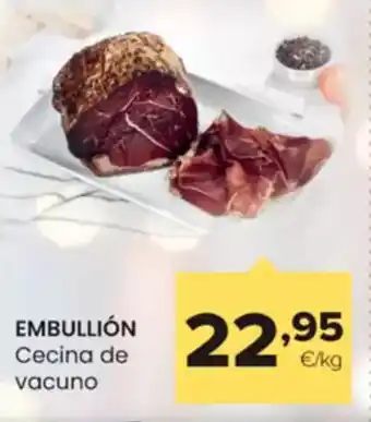 Autoservicios Familia EMBULLIÓN Cecina de vacuno oferta