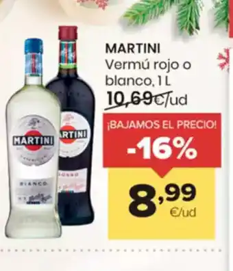 Autoservicios Familia MARTINI Vermú rojo o blanco oferta