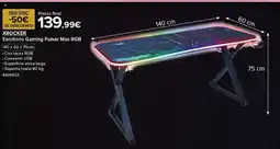 Costco XROCKER Escritorio Gaming Pulsar Max RGB oferta