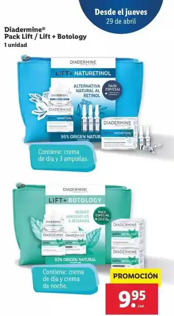 Diadermine Pack Lift / Lift + Botology 1 unidad