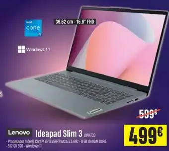 Beep LENOVO Ideapad Slim 3 LV4733 oferta